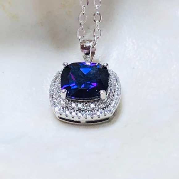 Set 925 Sterling Silver Necklace/Earrings - Picture 3 of 3